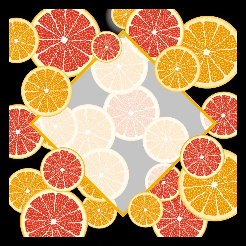 Grapefruit Orange Fenster