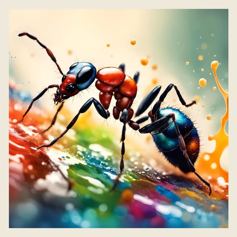 Ant coloured