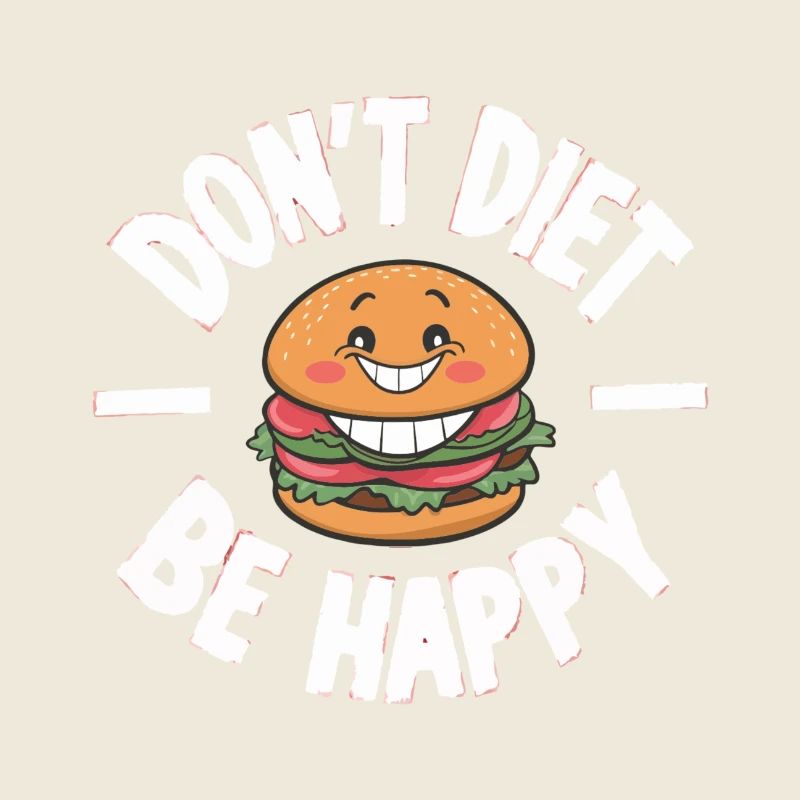 Don't Diet Be Happy: Hamburger