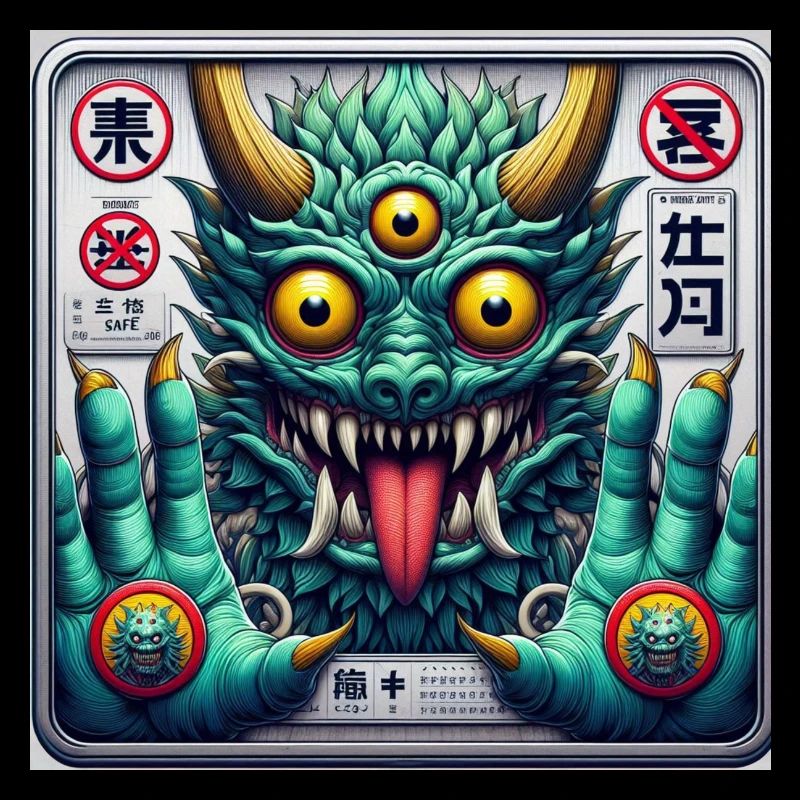 Japanisches Drachenmonster