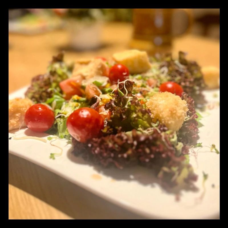 Vegan, also goes delicious!! Salad with a difference.