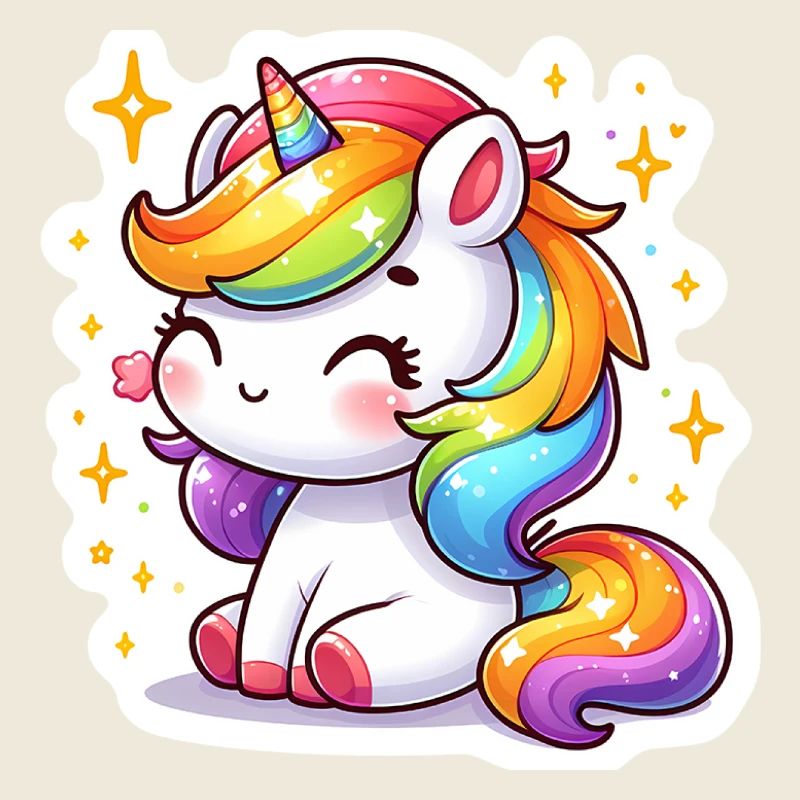 Regenbogen-Einhorn