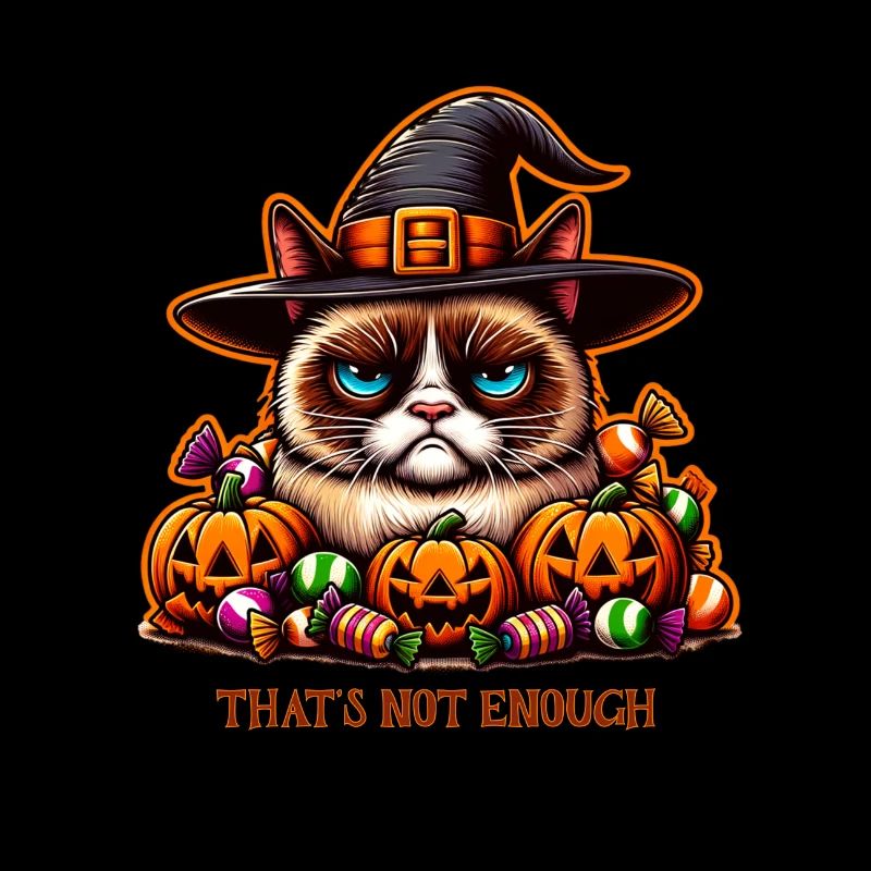 Halloween böse Katze