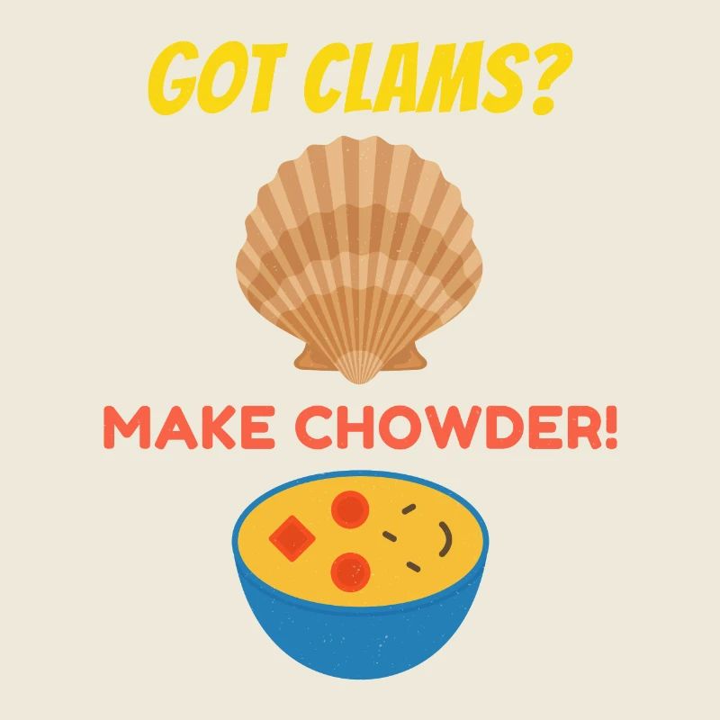 Clam Chowder Shellfish Hilarious Seafood Soup