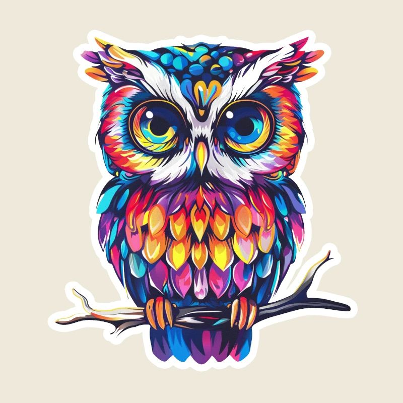 Niedliche Eule Kawaii Maskottchen