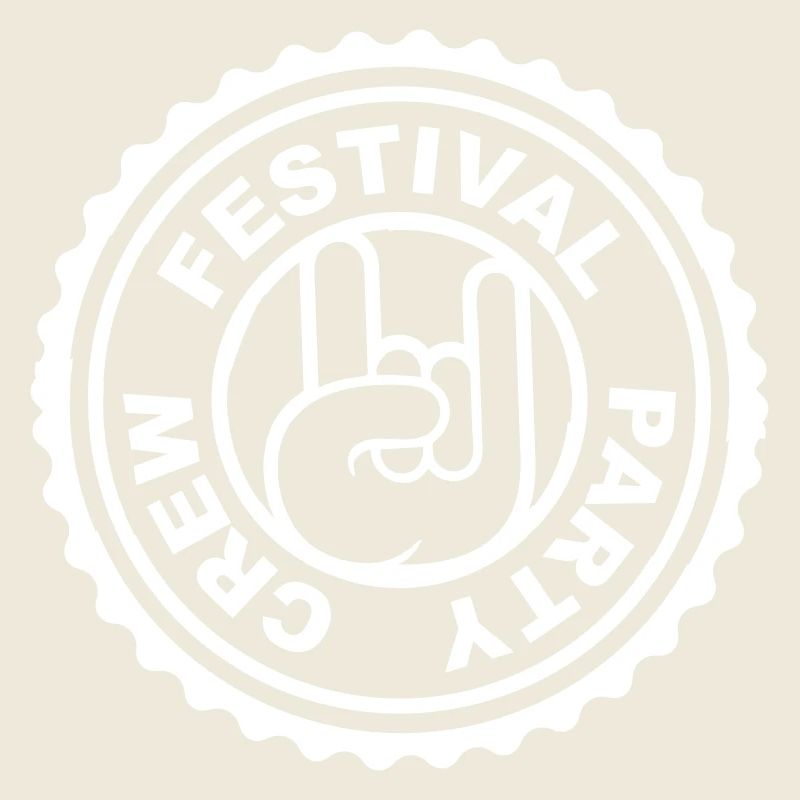 Festival Party Crew Team Freunde Runder Stempel