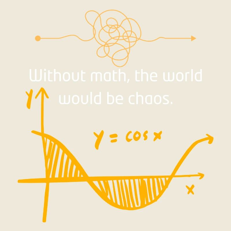 A world without mathematics is chaos