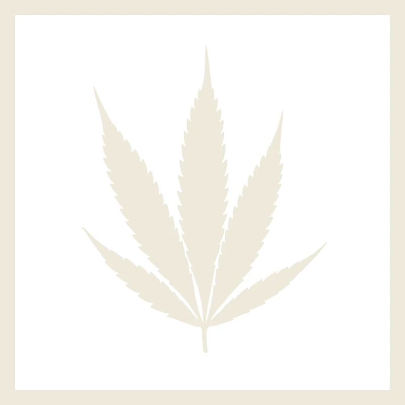 Hemp Leaf White Classic