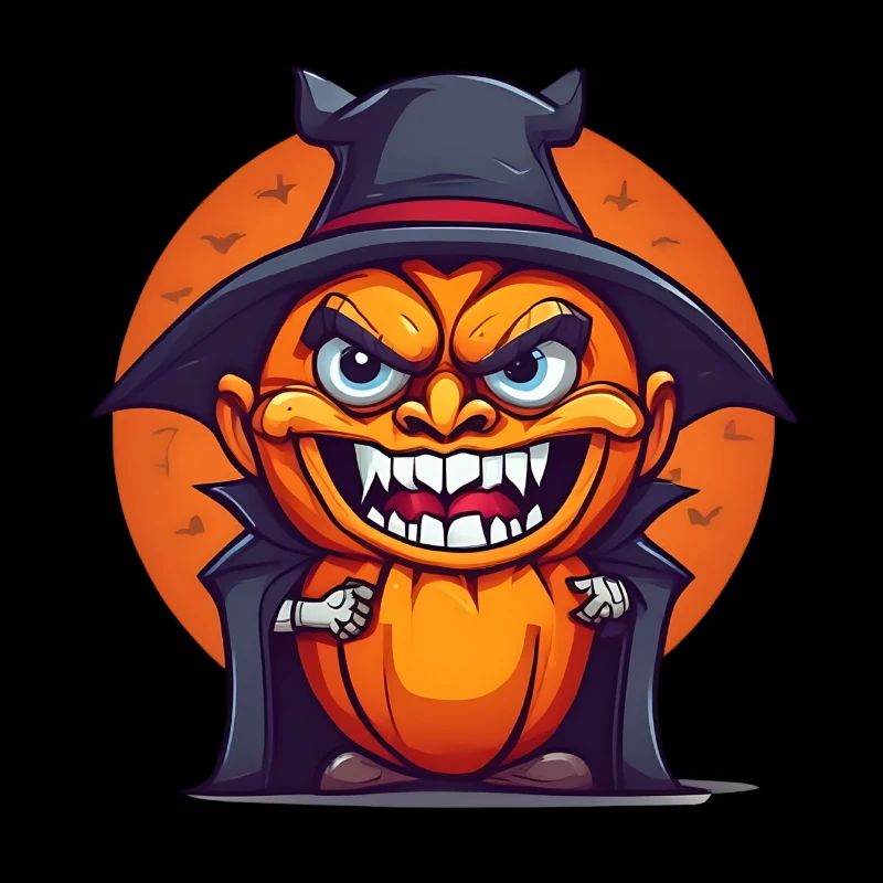 Halloween Citrouille Vampire