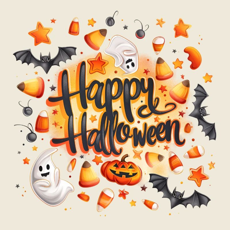 Halloween – Joyeux Halloween Mignons Ghost Pumpkins