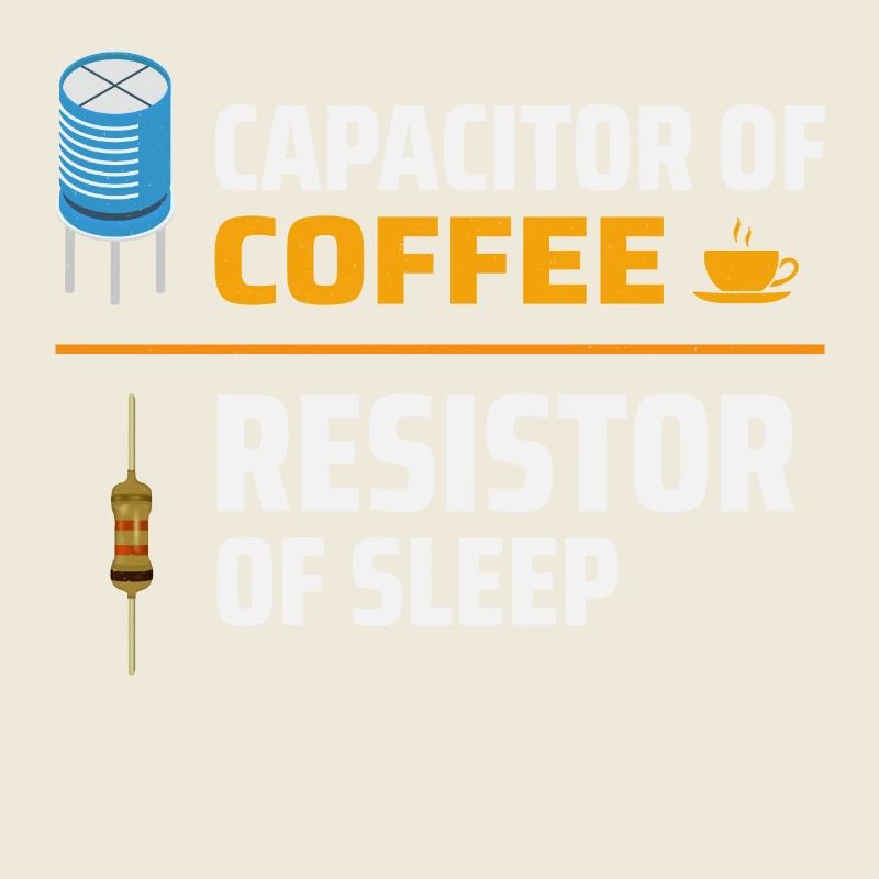 Elektriker: Kondensator des Kaffees, Widerstandsschlaf