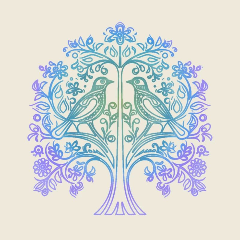 Arbre de vie aux oiseaux