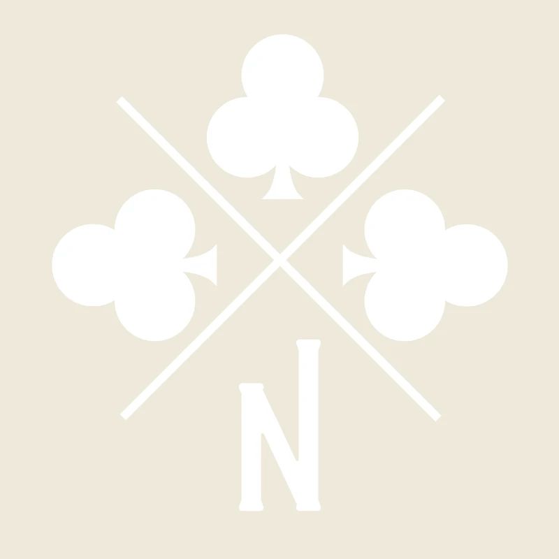 Glücksklee Buchstabe n