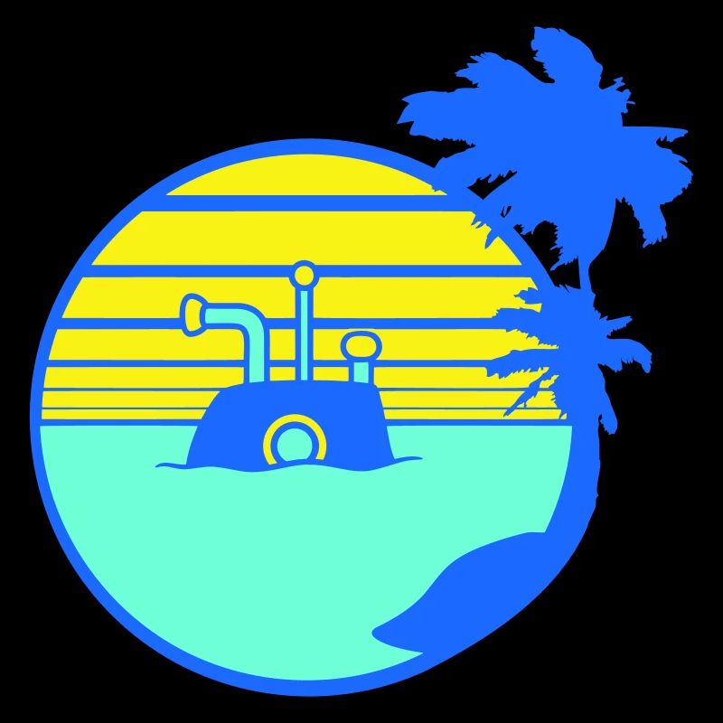 U-Boot Taucht Unterwasser Unterseeboot Wasser Boot