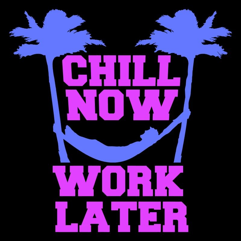 Chill Now Work Later Hammock Work Sleep