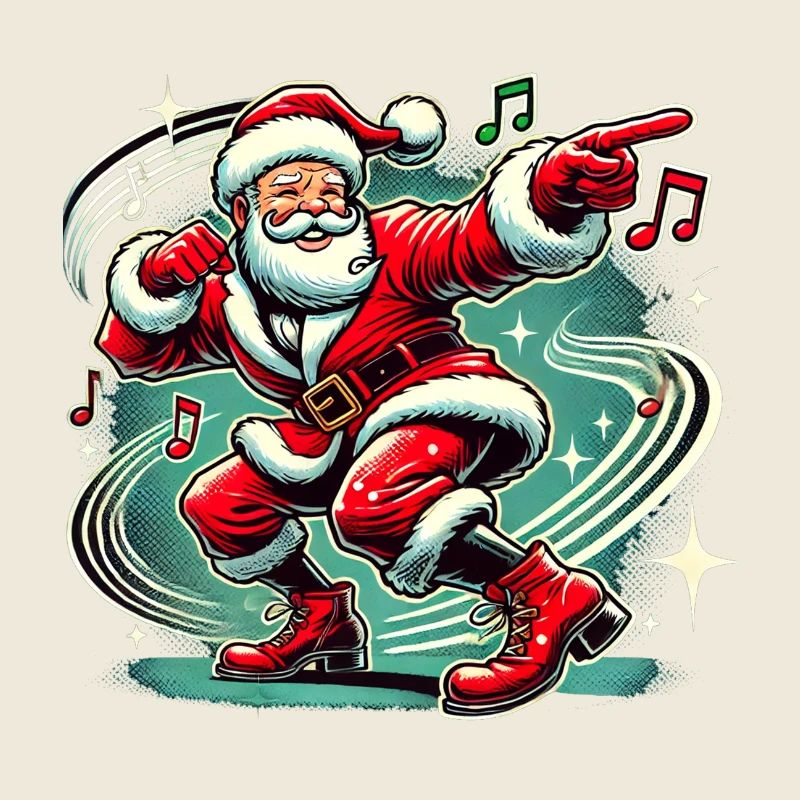 Tanzender Weihnachtsmann Twist Wichtelgeschenk
