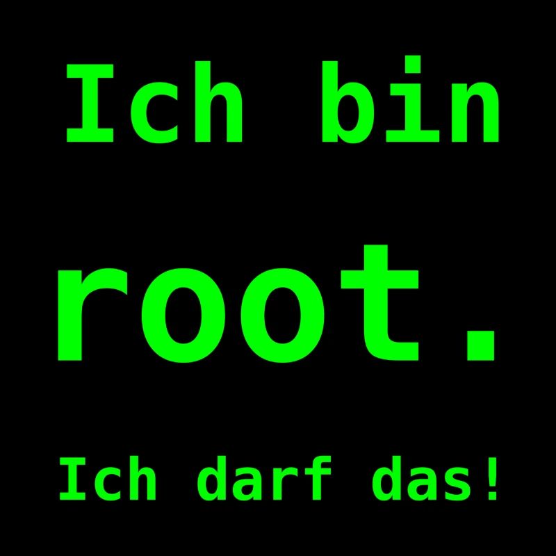Ich bin root