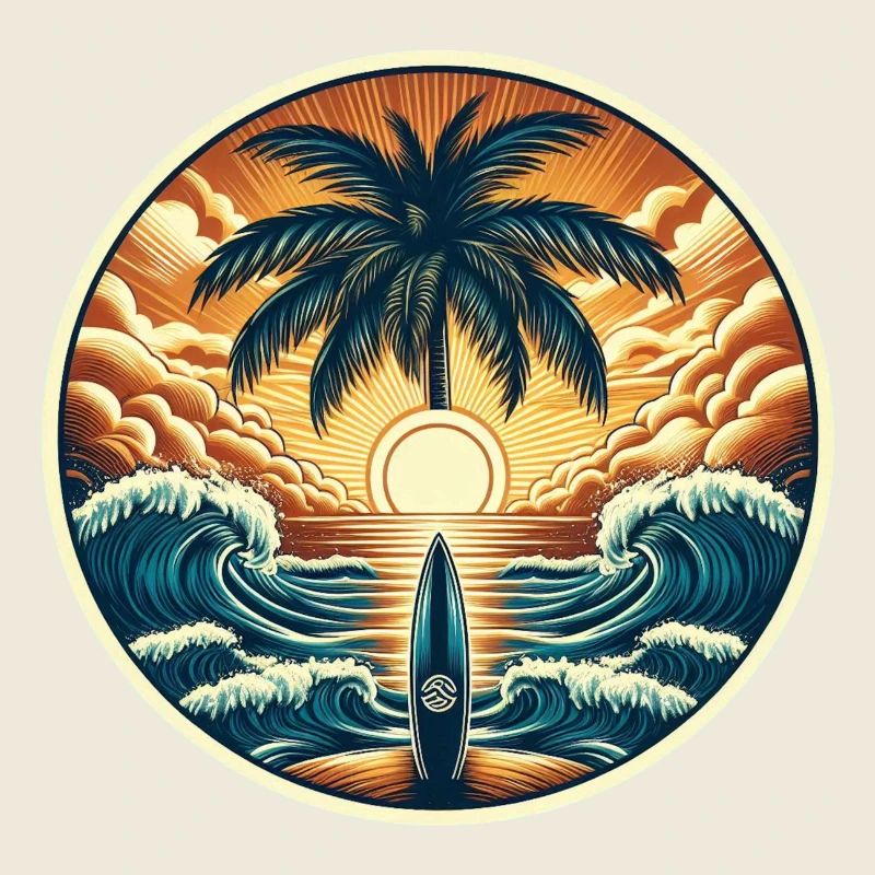 Logo du surfeur