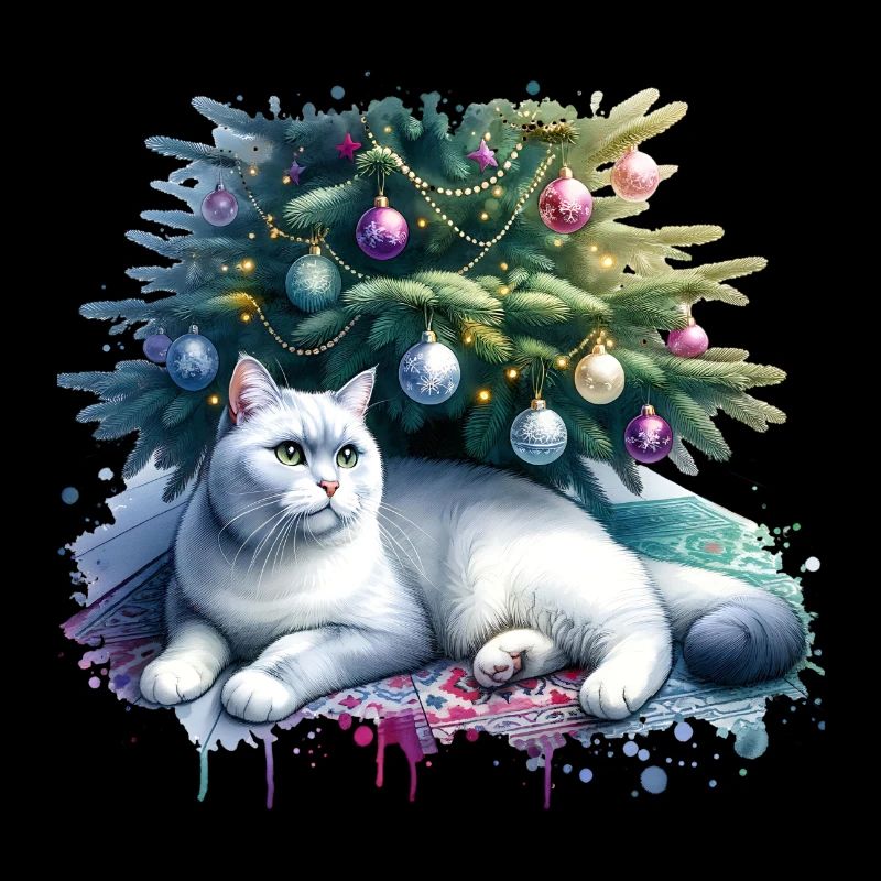 Chat mignon Noël