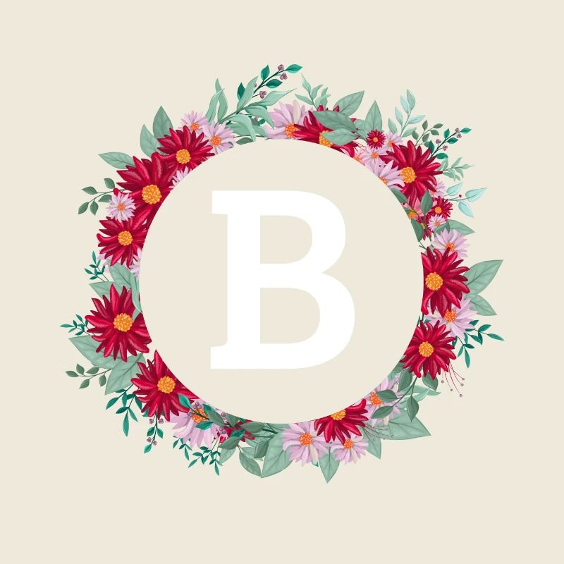 Buchstabe b Blumenkrone