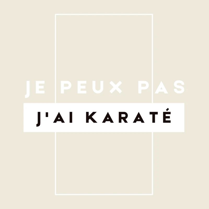 humorous gift I can't I karate