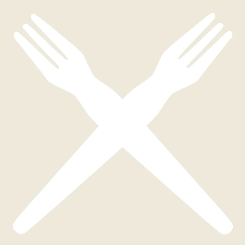 Fourchette à frites croisée