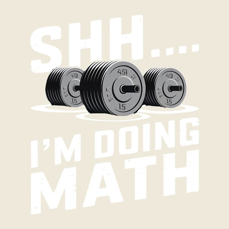 "Shh... I'm Doing Math" Funny Gym
