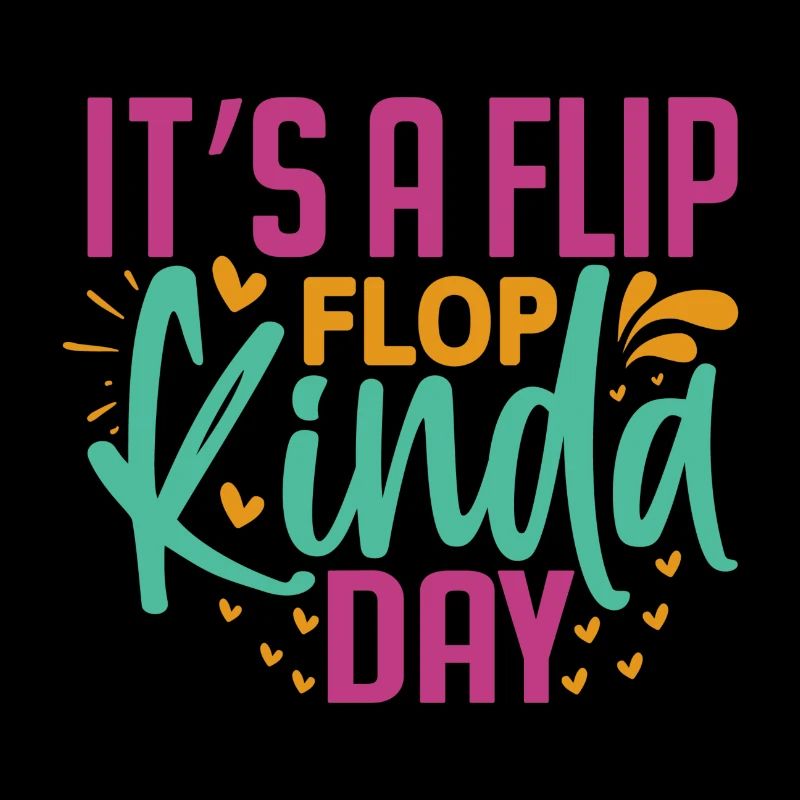 Es ist ein Flip-Flop-Tag