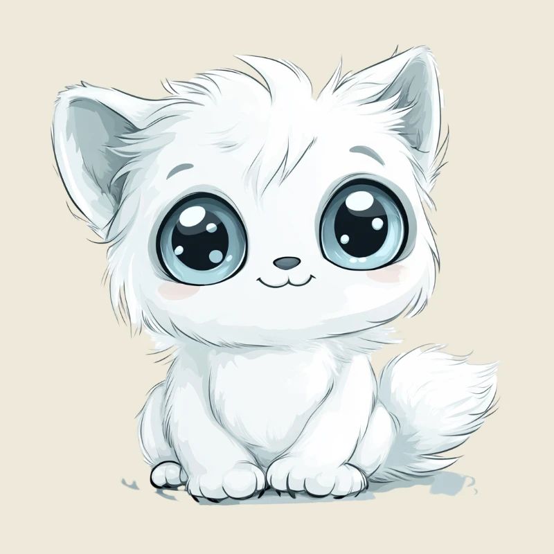 Niedliche Kawaii Katze - Geschenk - Süß