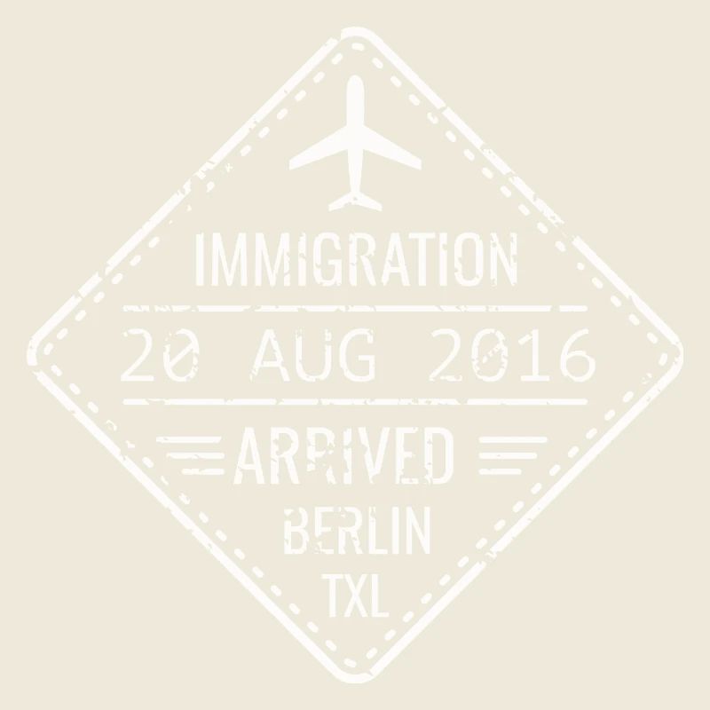 Berlin TXL Immigration Stamp