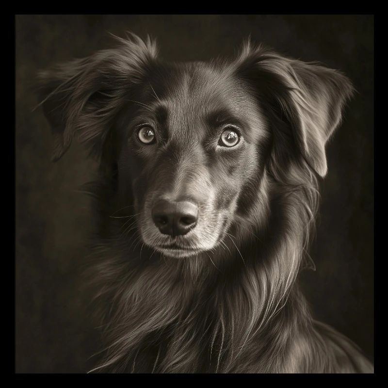 Animaux noirs - Chien mignon