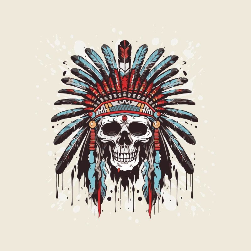 Apache Skull Indian