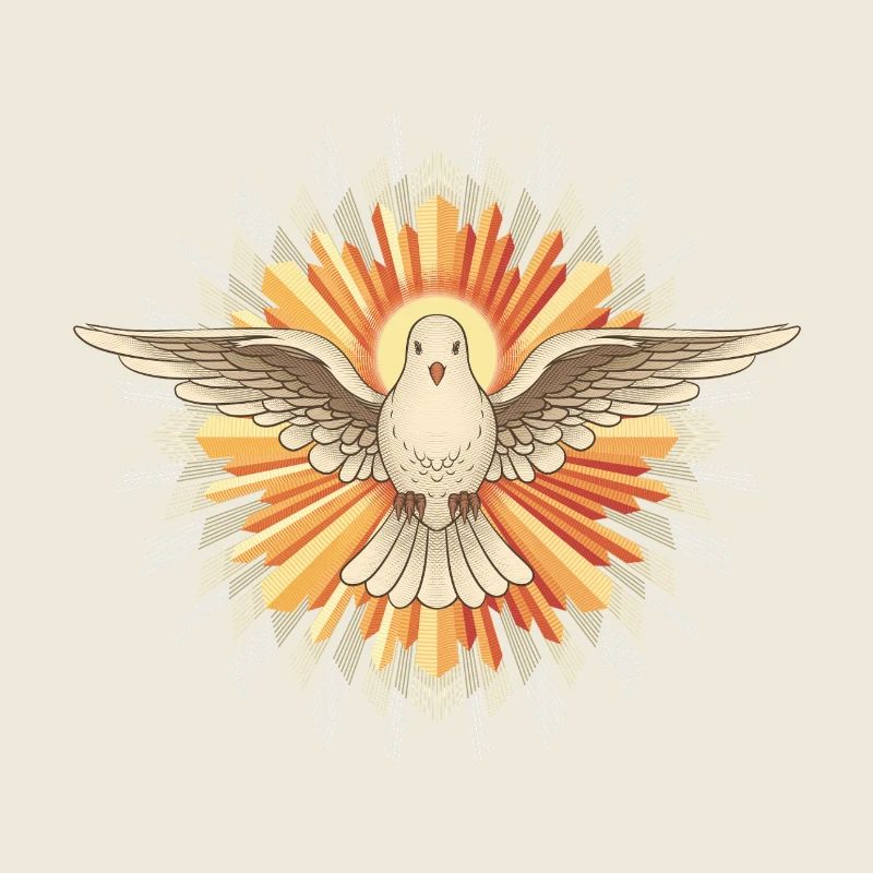 L’ Saint comme une colombe