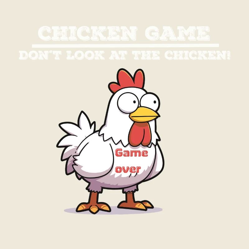 Chicken game white