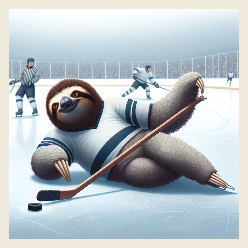 Sloth Wanderer Eishockey