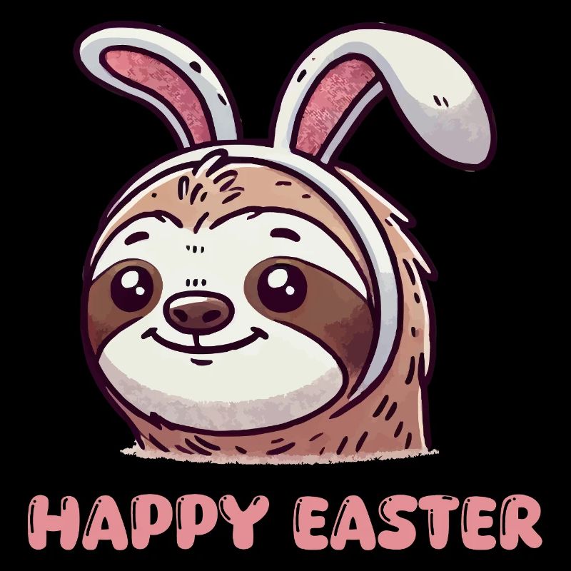 faultier sloth hase