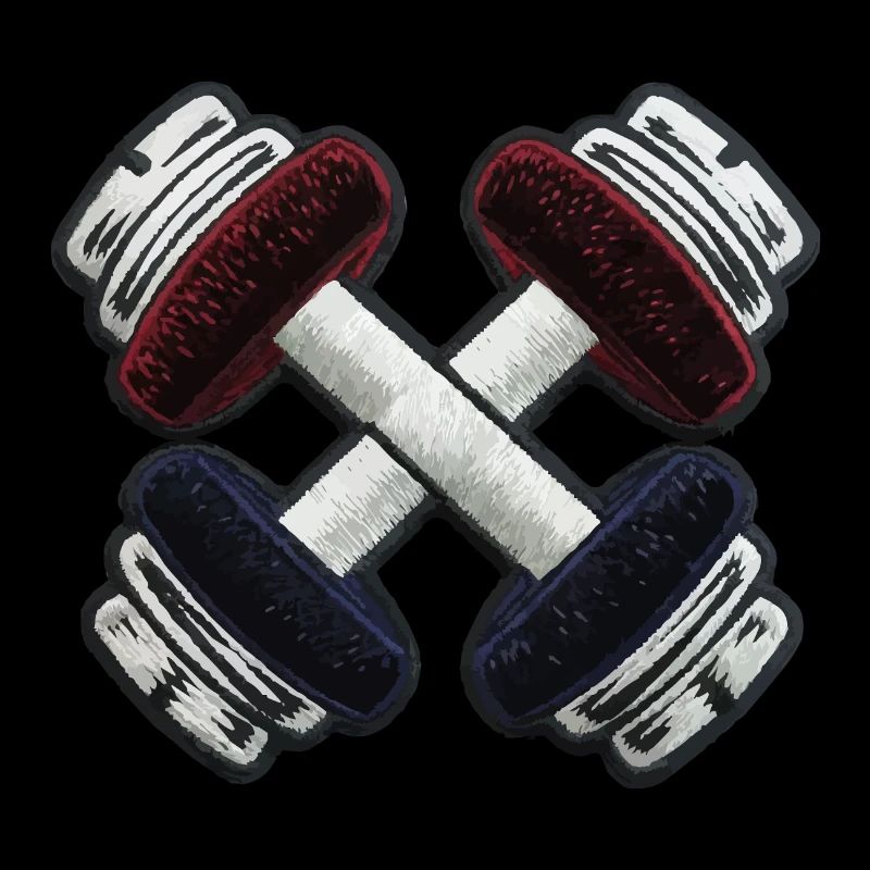 Bestickte stumme Glocken