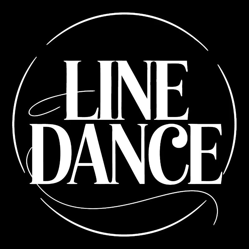 Line Dance Grafik Illustration