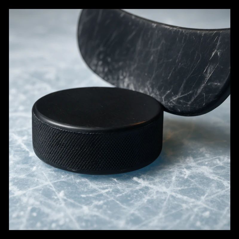 Eishockey - Schläger und Puck