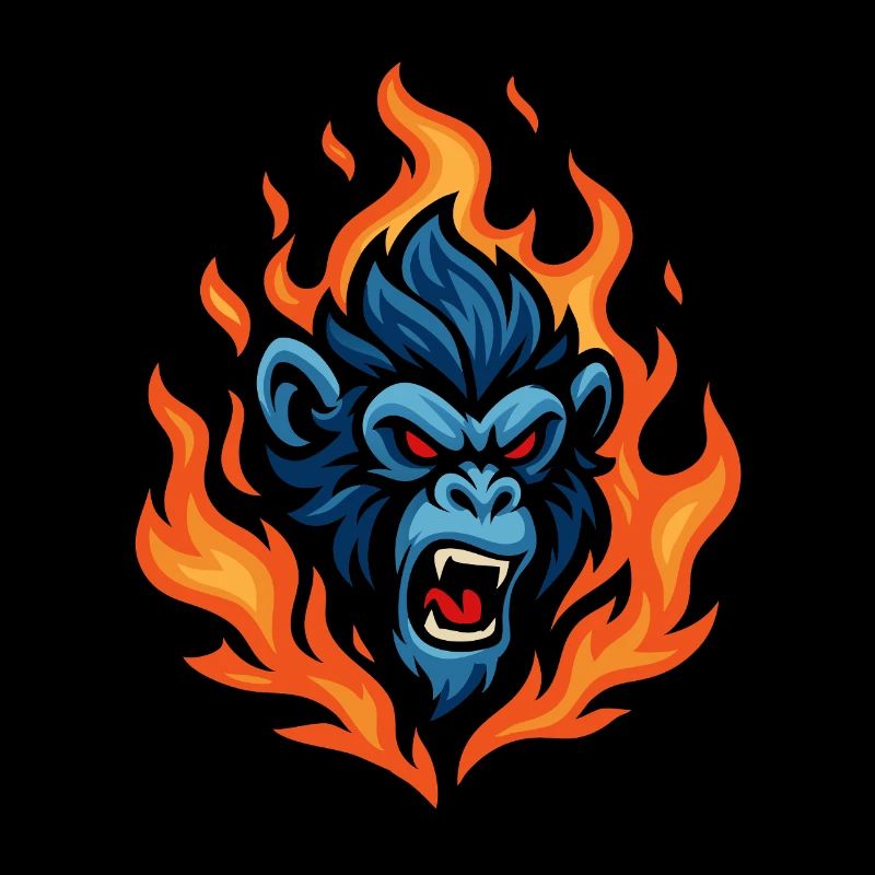 Affe – Himmelsspringer | Urbanes Zodiac-Maskottchen