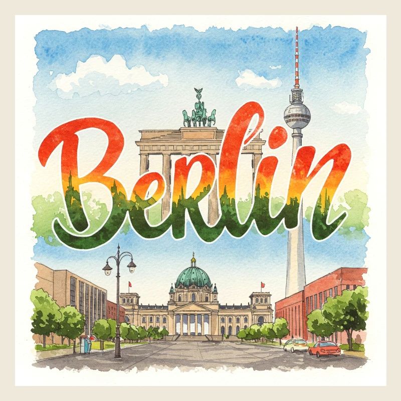Berlin Aquarell