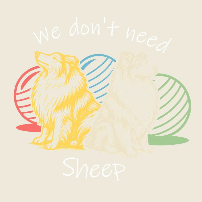 Treibball (bunt) mit Text