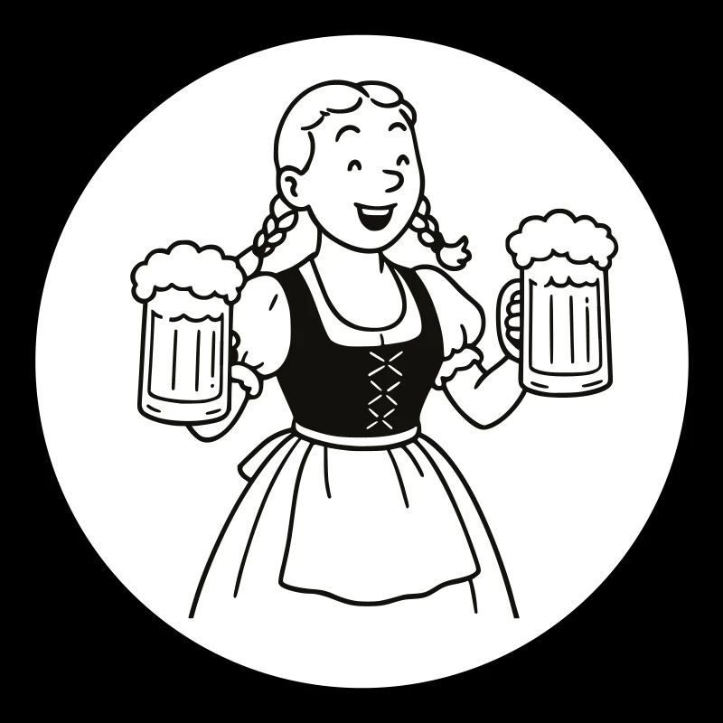 Bier mädchen