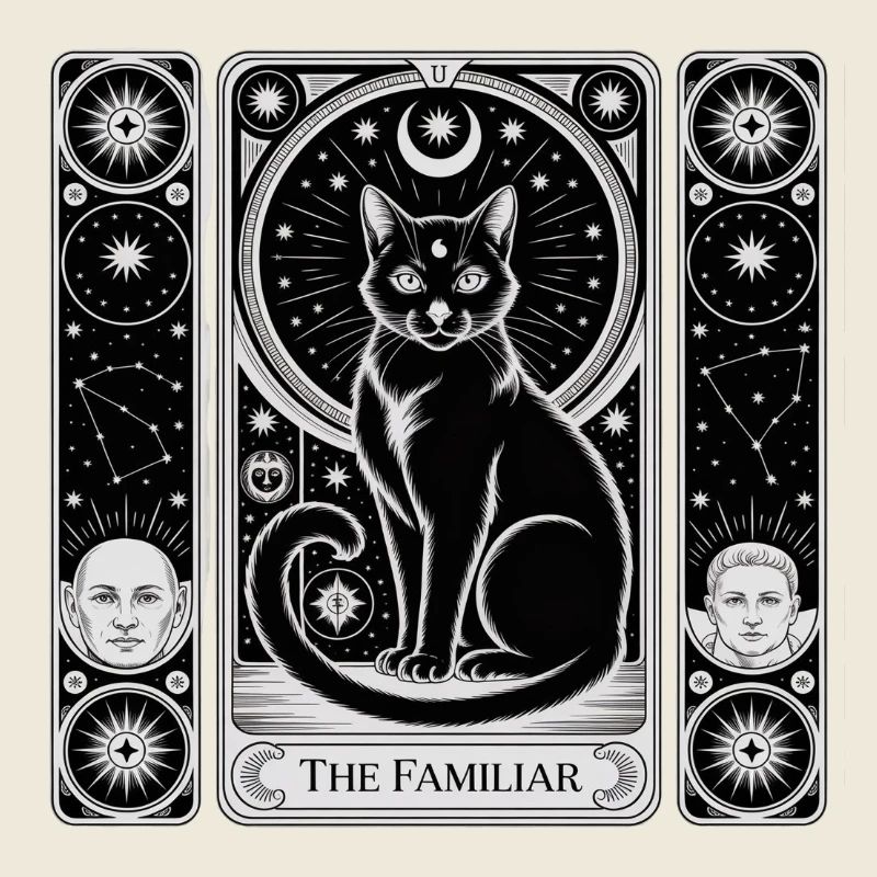 La carte de tarot familière