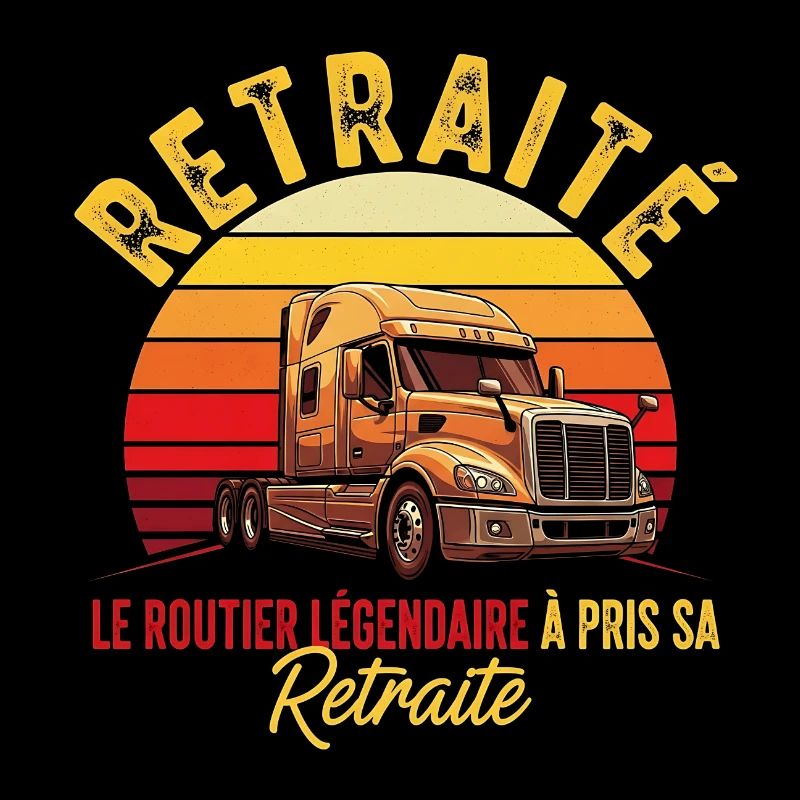 Cadeau de Retraite pour Routier Papa Chauffeur