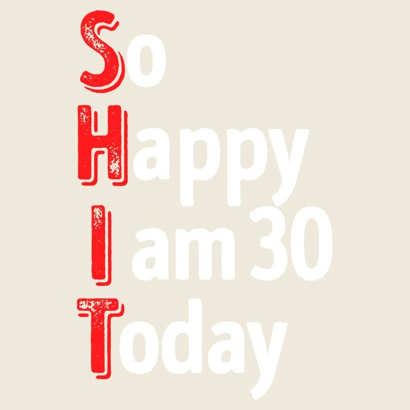 30er Statement Geburtstag 30 Jahre Alt