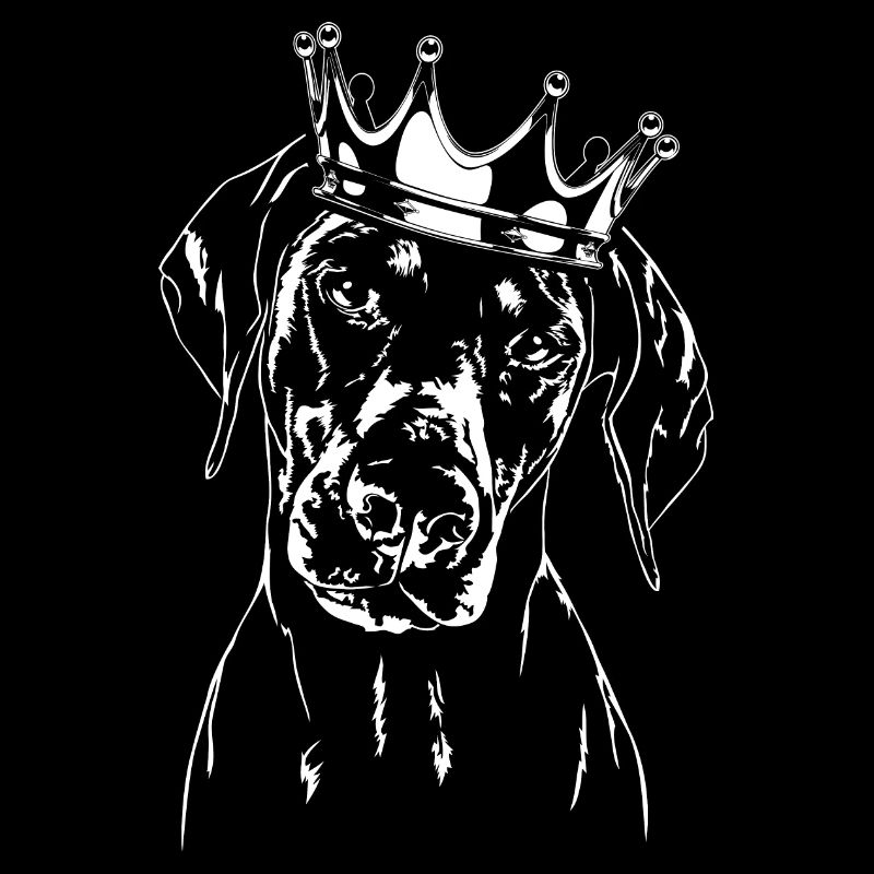 DOBERMANN Couronne Chien Chien Wilsigns