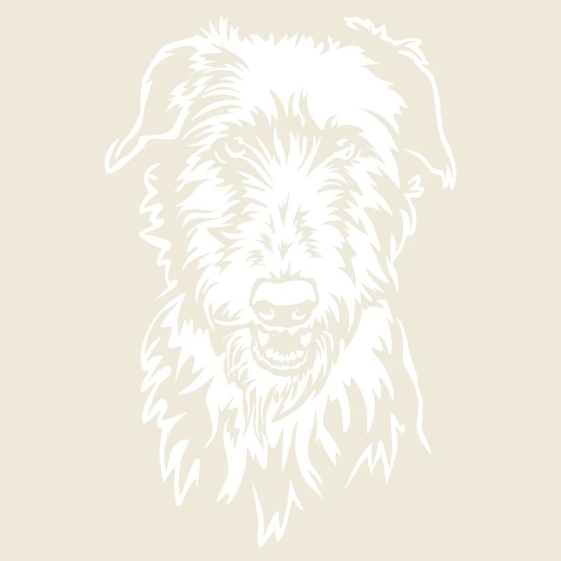 Tête de deerhound écossais « Black Edition »