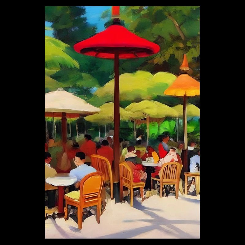 Outdoor Asian Cafe