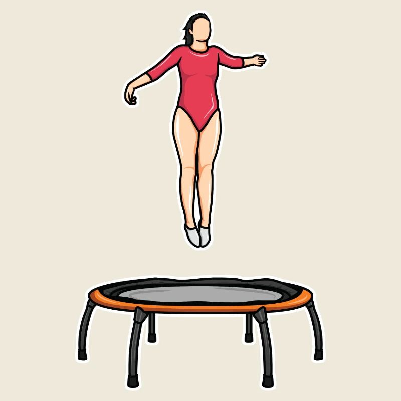 Trampolin Mädel
